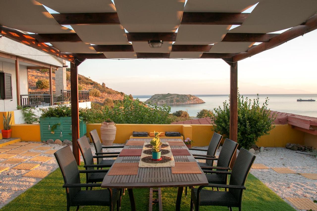 Summer Dream Cottage, 2Br, Beautiful Sea View Mókhlos Exterior foto